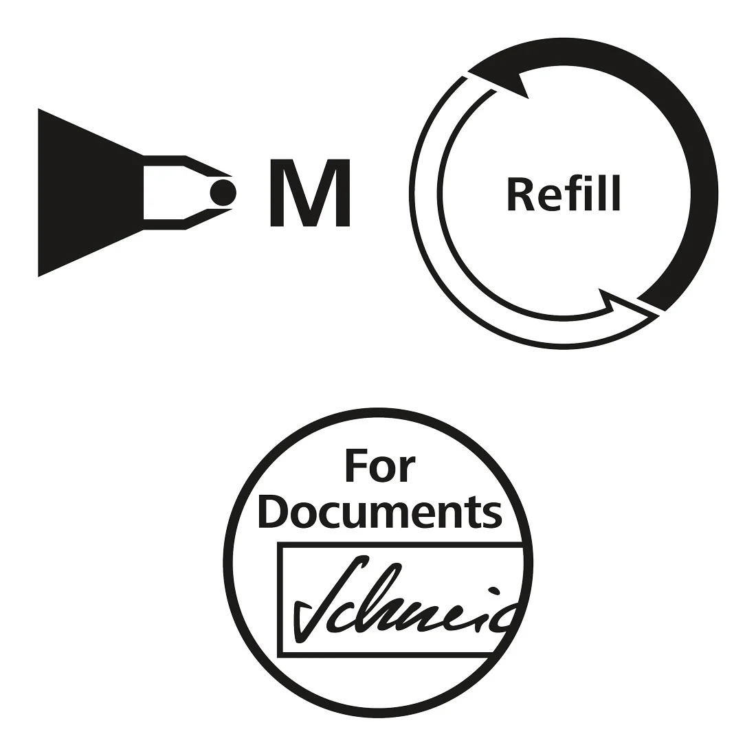 Take 4 Multi 4- Colour Ballpoint Pens M, Box of 10 units - White/Blue - Image 3