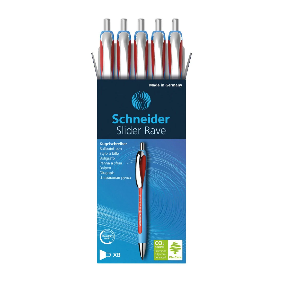 Rave Ballpoint Pens XB, Box of 5 units - Image 5